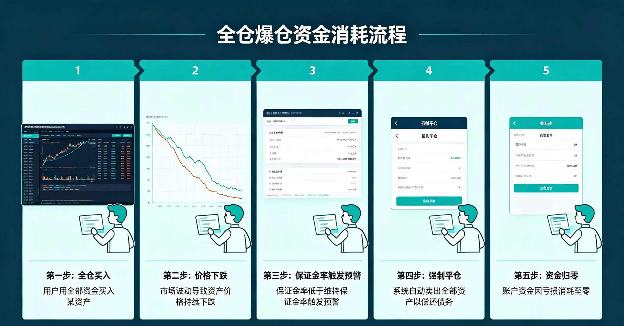 全仓爆仓时资金消耗顺序流程图 全仓爆仓时资金消耗顺序流程图