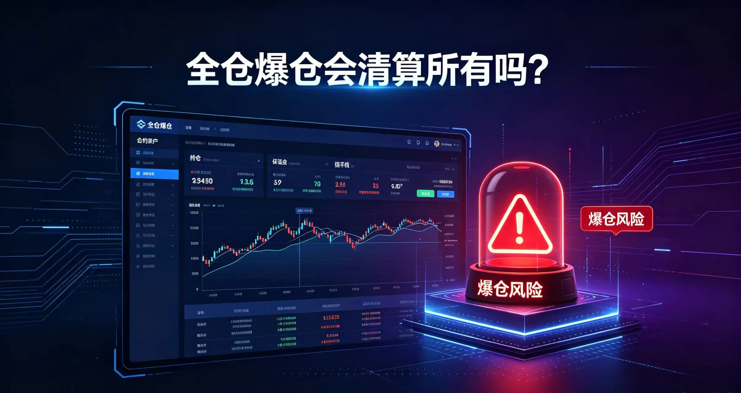 全仓模式一个币爆仓，会清算所有吗？