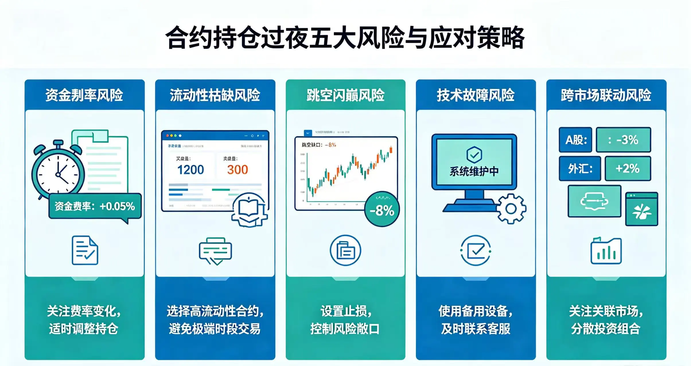 合约持仓过夜五大风险与应对策略 合约持仓过夜五大风险与应对策略