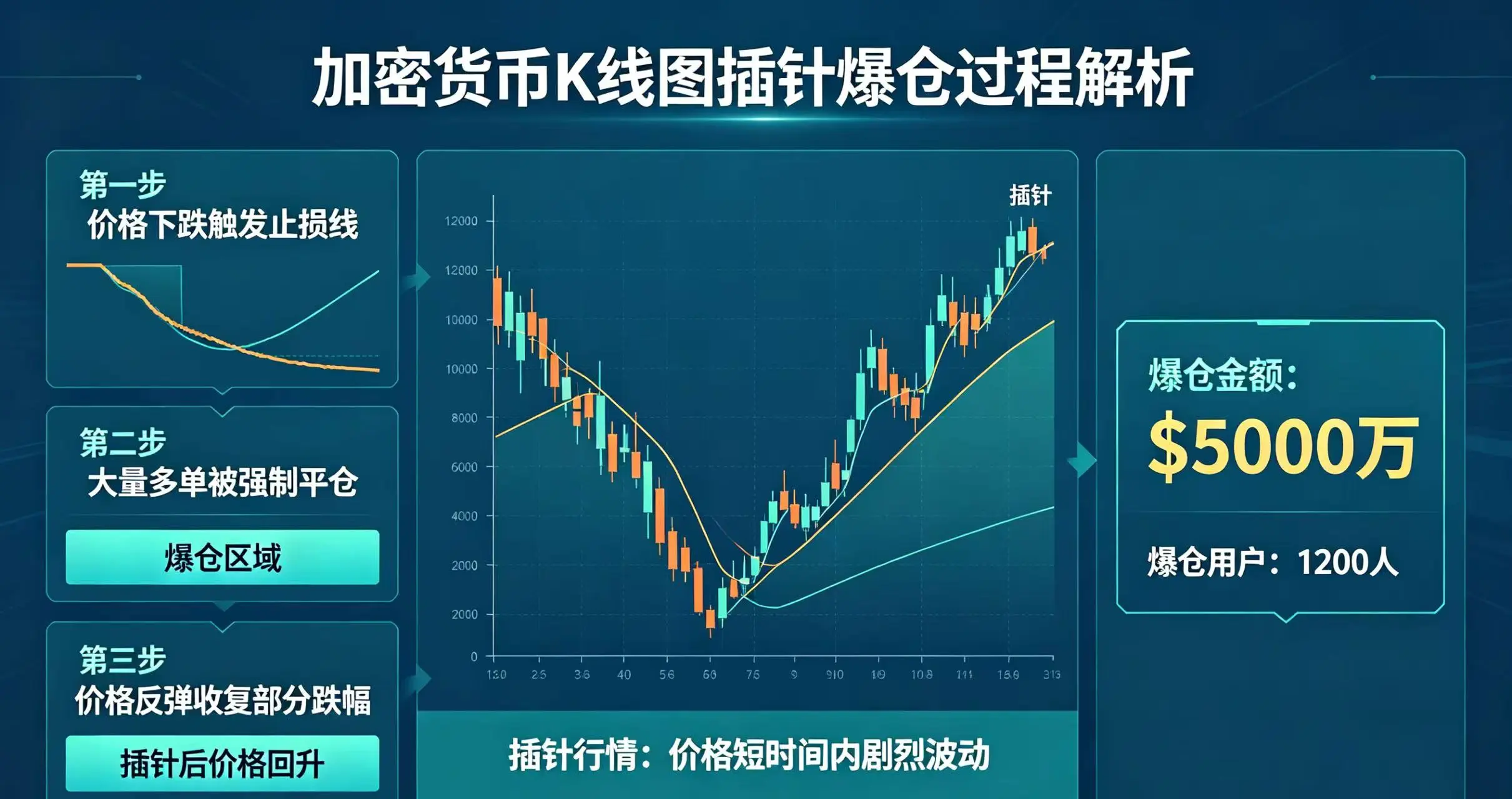 加密货币 K 线图插针爆仓过程 加密货币 K 线图插针爆仓过程