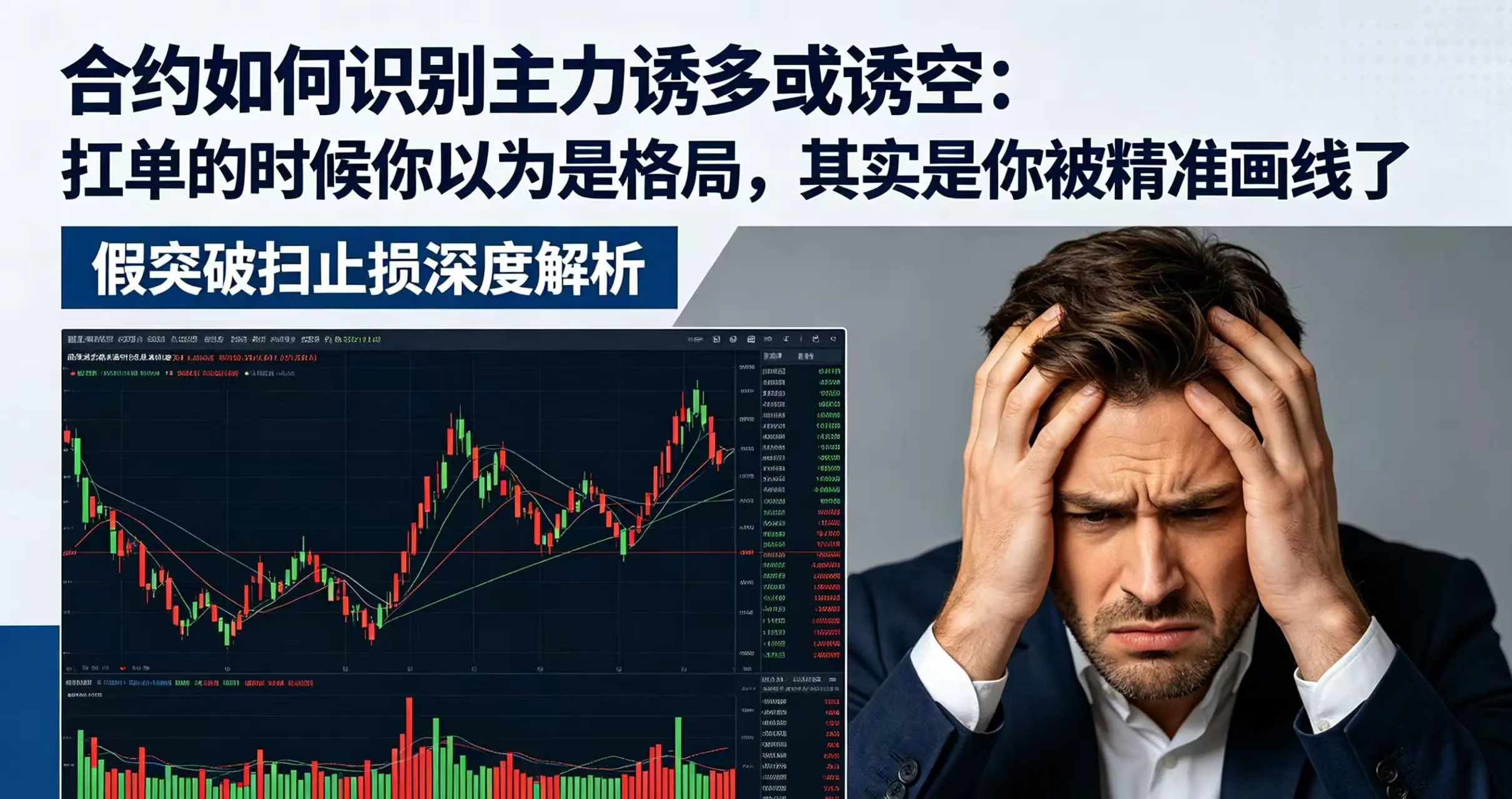合约如何识别主力诱多或诱空：扛单的时候你以为是格局，其实是你被精准画线了