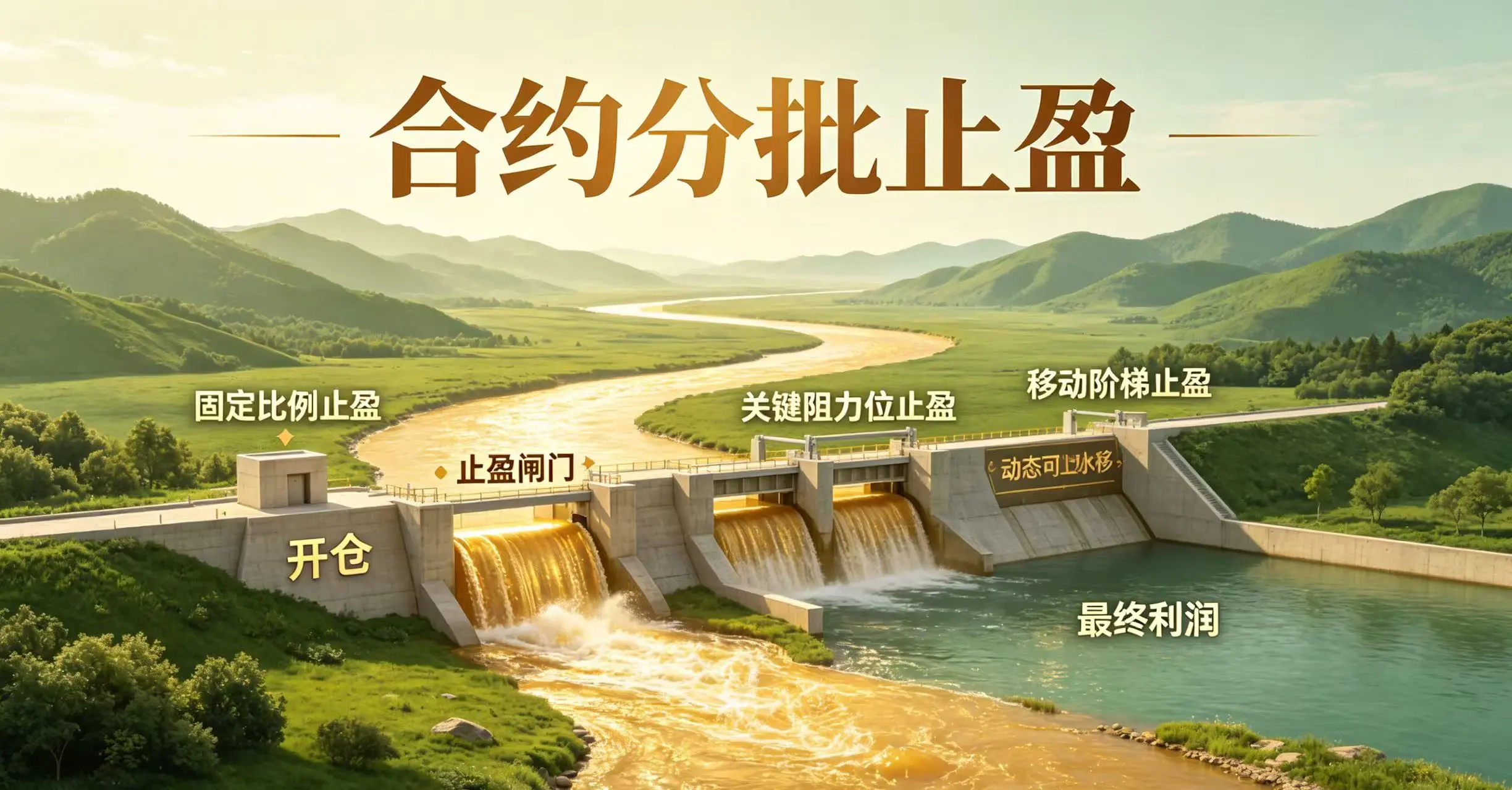 合约盈利后如何分批止盈？