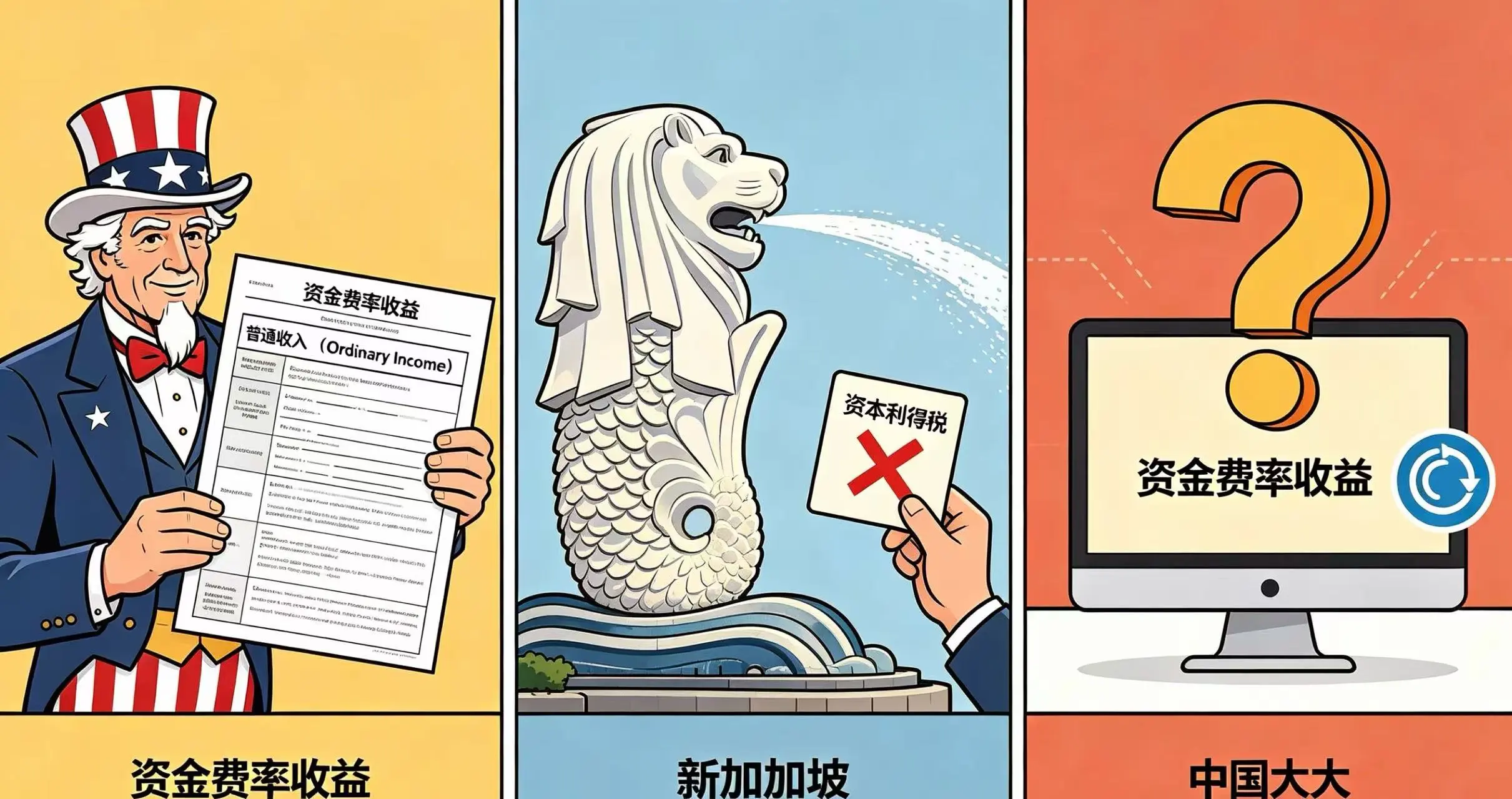 全球税务定性差异示意图 全球税务定性差异示意图