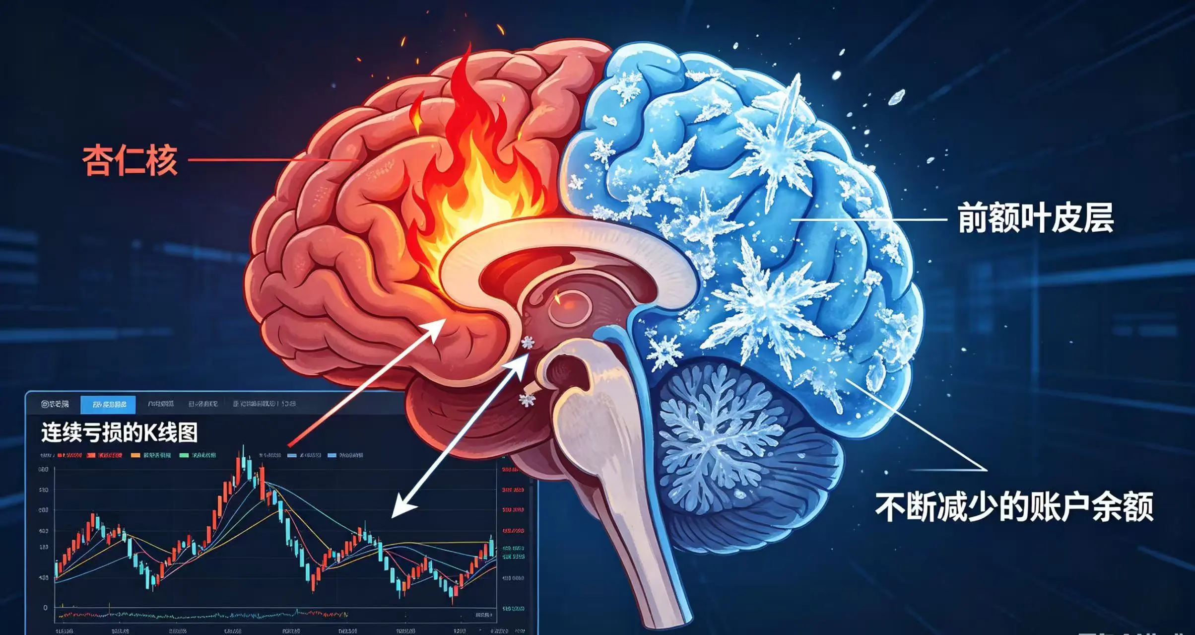 交易情绪失控神经科学机制图