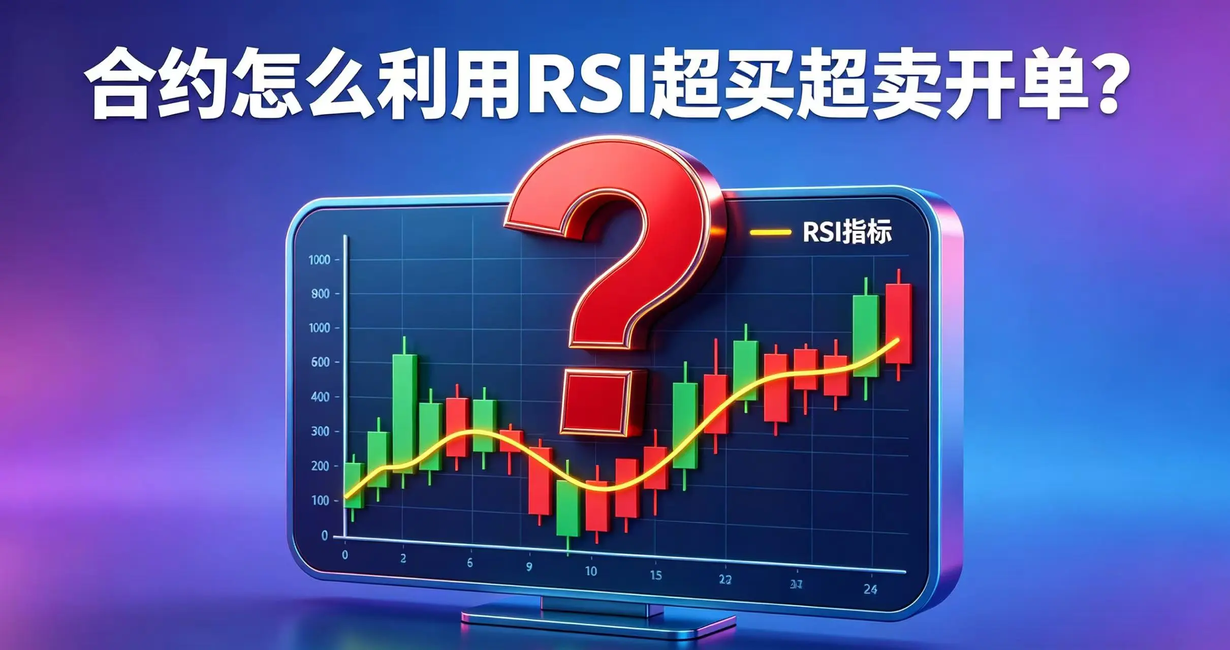 合约怎么利用RSI超买超卖开单？真正的用法不是盯着70和30