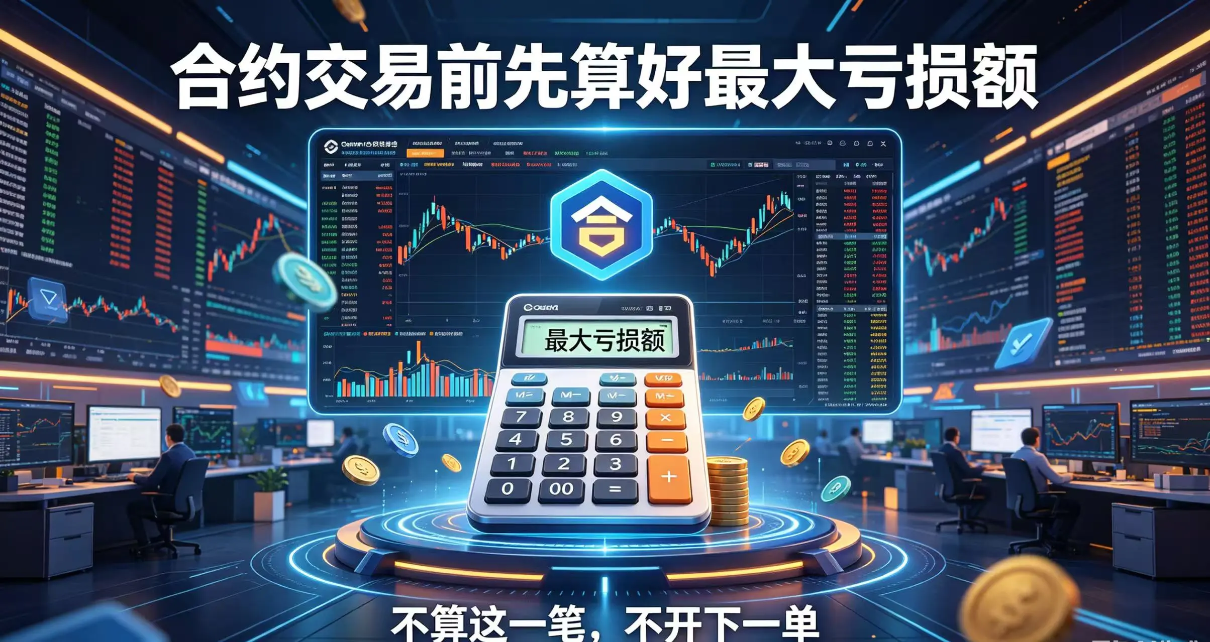 合约交易前先算好最大亏损额：不算这一笔，不开下一单