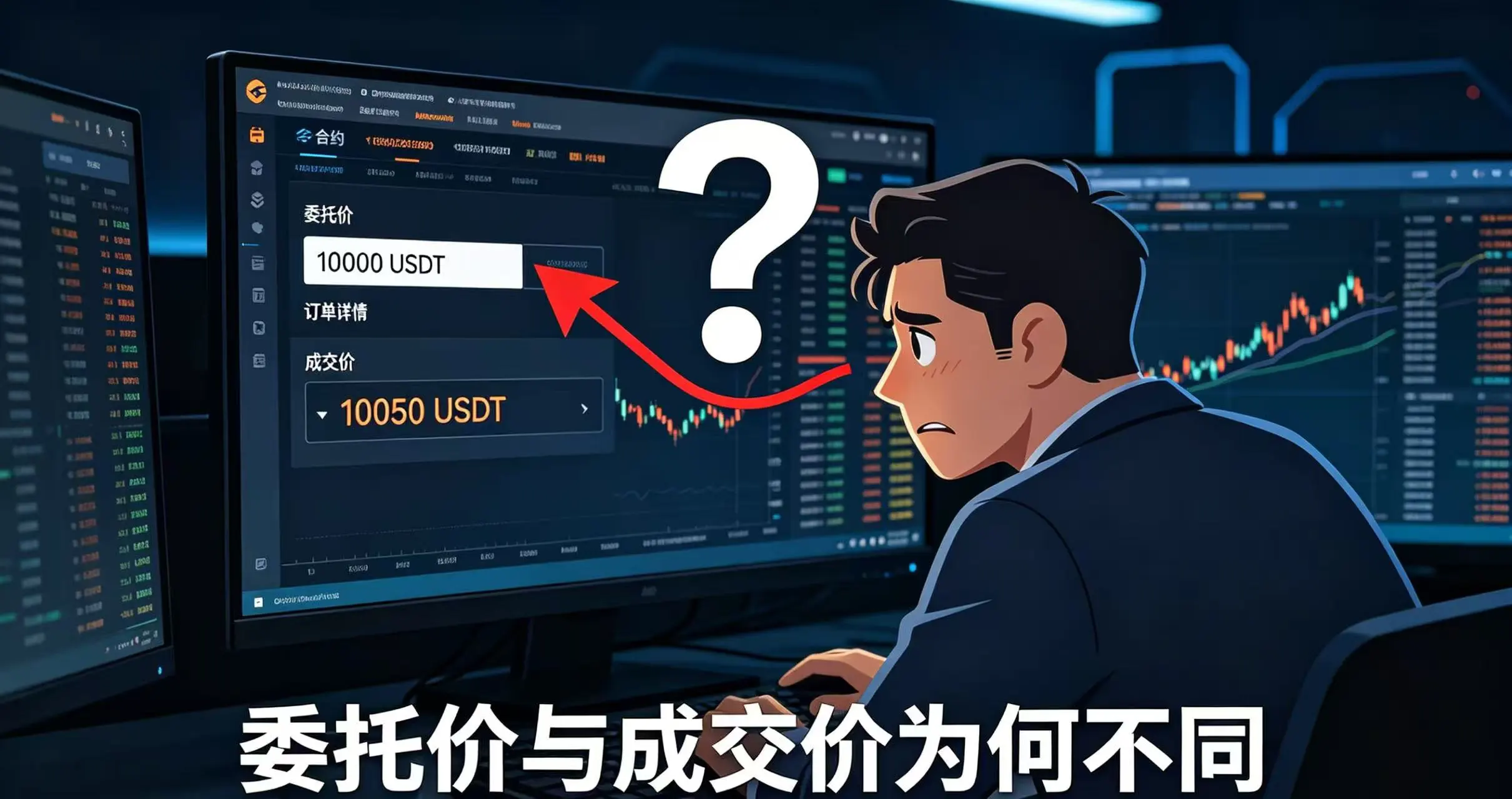 合约交易中的"委托价"与"成交价"