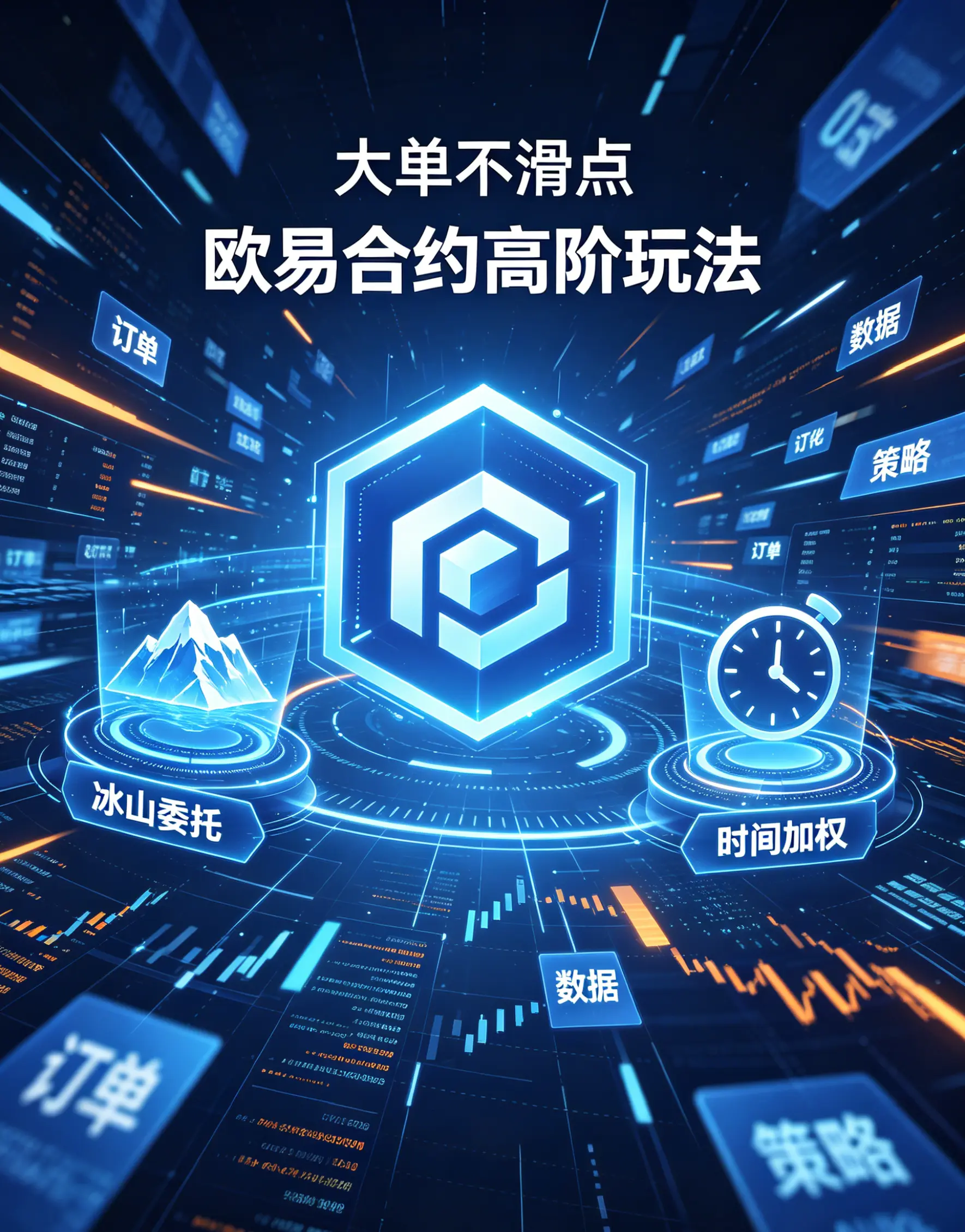 合约高阶玩法：用“冰山委托”与“时间加权”策略，大单不滑点的下单技巧