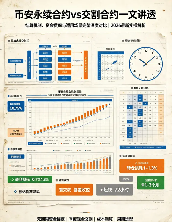 永续合约 vs 交割合约一文讲透：结算机制、资金费率与适用场景完整深度对比
