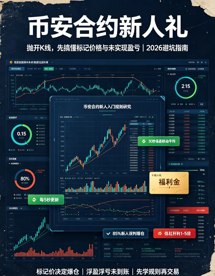 合约新人礼：抛开K线，先搞懂标记价格与未实现盈亏