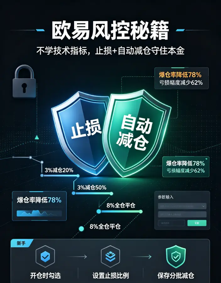 风控秘籍：2026年不学技术指标，学设置“止损+自动减仓”这对保命符
