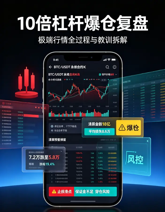 10倍杠杆实战复盘：2026年极端行情下的爆仓全过程与教训拆解