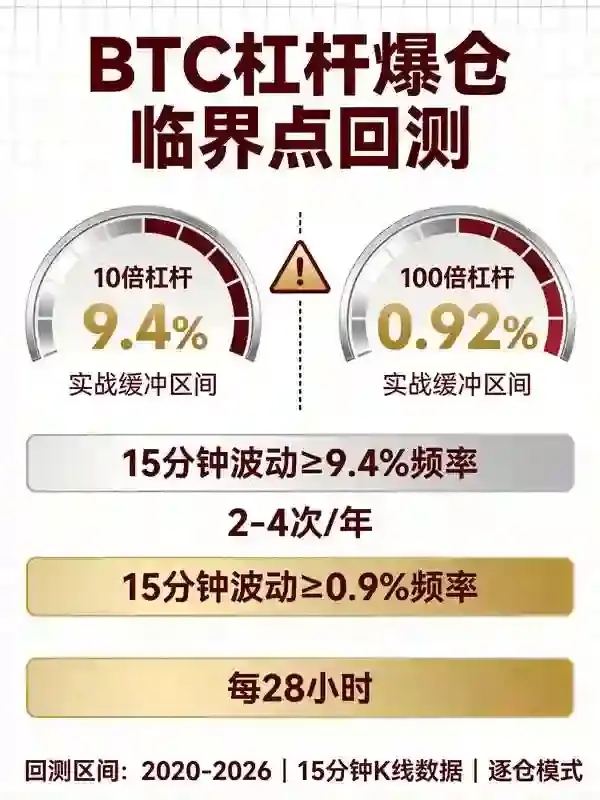 10倍还是100倍？用历史数据回测BTC杠杆的真实爆仓临界点