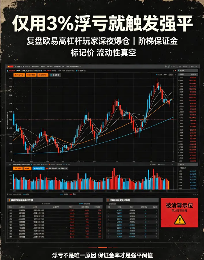 仅用3%浮亏就触发强平：复盘欧亿高杠杆玩家的深夜爆仓全记录