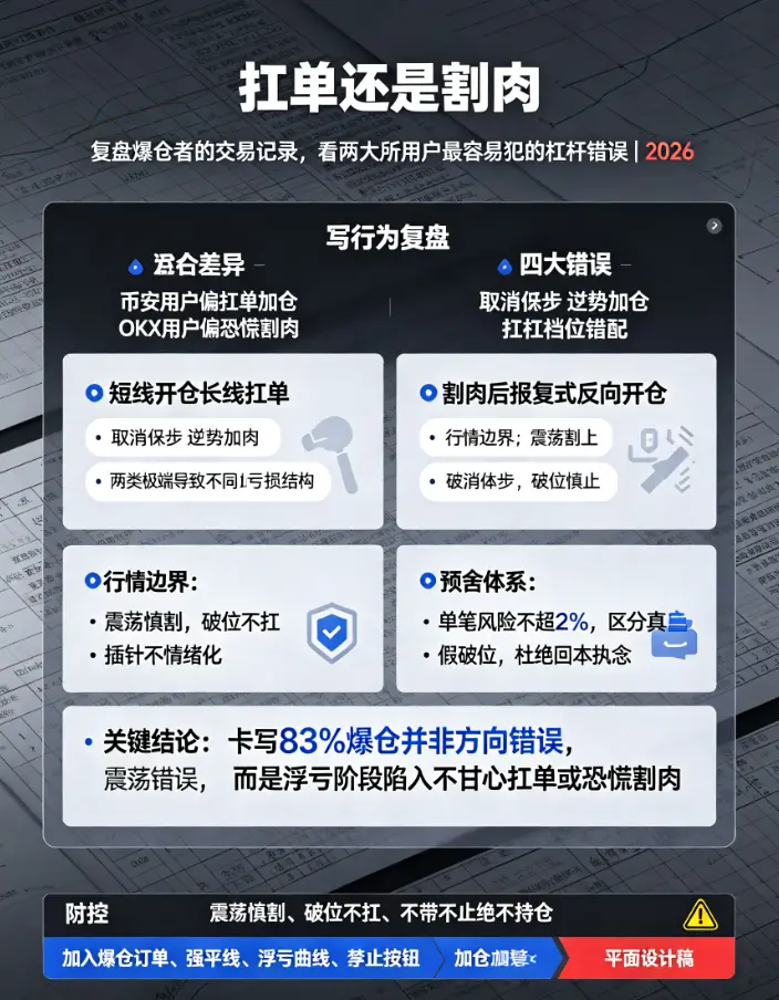 扛单还是割肉？复盘爆仓者的交易记录，看两大所用户最容易犯的杠杆错误